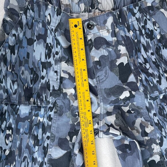 Logo by Lori Goldstein Petite Ink Camo Twill Utility Denim Jacket Pants Set 14P* - Picture 16 of 16